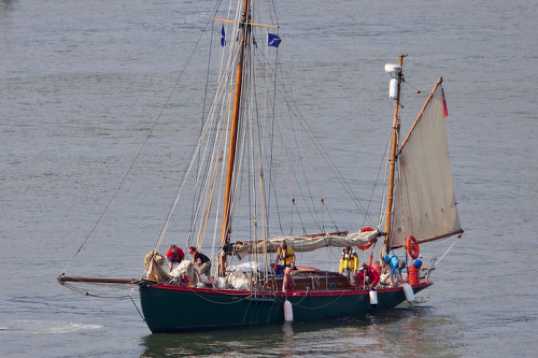 30 June 2021 - 17-03-54
17 metre barge Moosk arrived from Salcombe. Snapped her previously in 2016 and 2018
-----------------------
Sailing barge Moosk